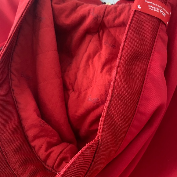Retro Lrg full zipper red track jacket. - Picture 4 of 10